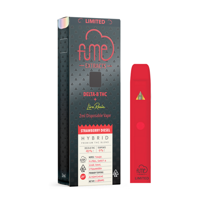 FUME Limited Delta 8 THC + Live Resin Disposable Vape 5-Pack